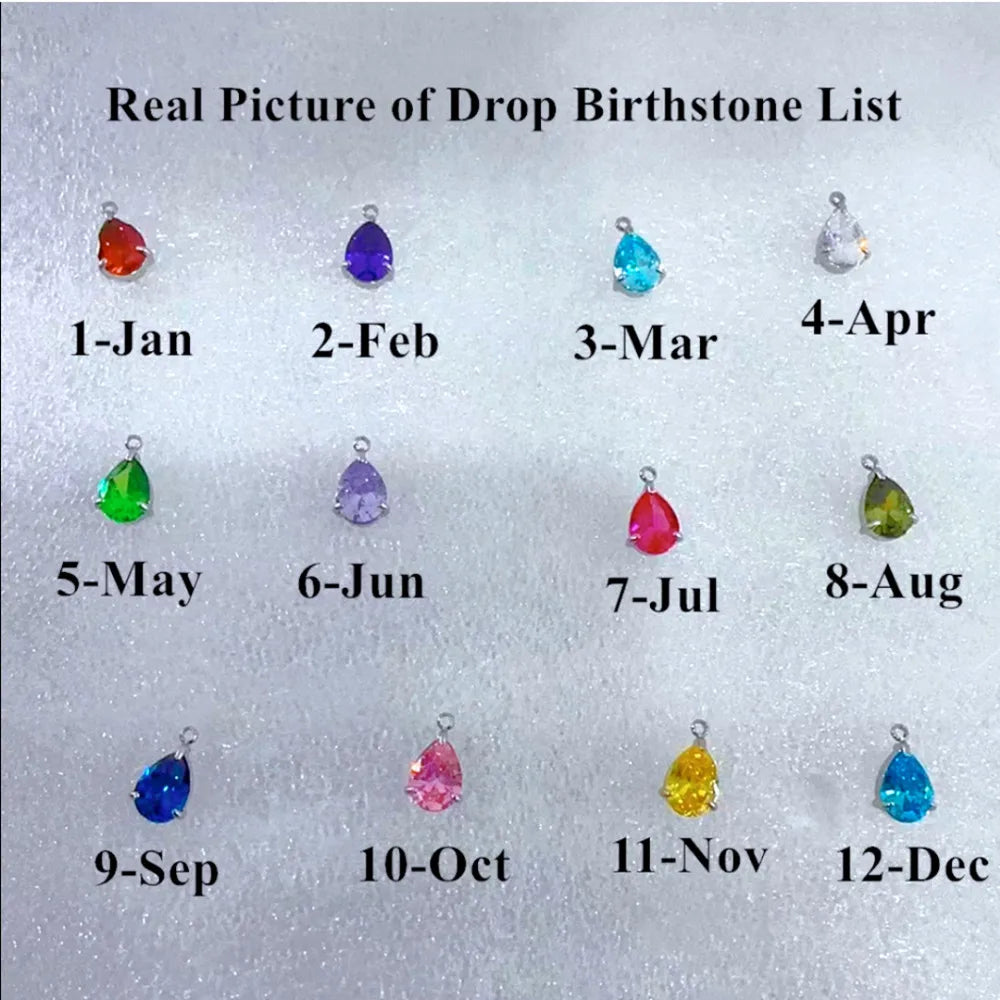 BIRTHSTONE WITH CUSTOM GE'EZ NECKLACE